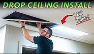 Are Drop Ceilings the EASIEST DIY ceiling? | WORKSHOP RENOVATION 18