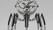 Octopod, A Beautiful Eight-Legged Robotic Clock Inspired by Cephalopods