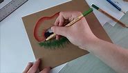 How to draw those Watermelon Lips || Step By Step Color Pencil Art Tutorial