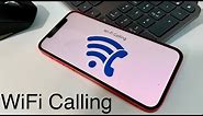 How to Set up WiFi Calling: iPhone 12