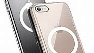 Tigowos Magnetic Phone Case with MagSafe Wireless Charging Shockproof Protective Case for iPhone 8/ SE 2 /SE 3 (4.7")， Clear