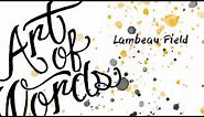 Lambeau Field Word Art - A timelapse of every Packer in history