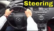 How To Turn A Steering Wheel Properly-Driving Lesson