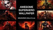 Awesome Superhero Wallpaper with Midjourney