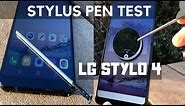 LG Stylo 4 - Advanced Stylus Pen Test
