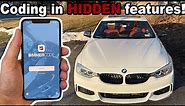Top 5 HIDDEN features in your BMW 4 series (435i F32) using BimmerCode
