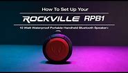 How To Set Up Your Rockville RPB1 10 Watt Waterproof Portable Handheld Bluetooth Speaker+NFC Loud!