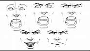 How to Draw Various Face Expressions - Step by Step