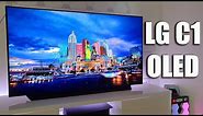 NEW 2021 LG C1 OLED Unboxing and Setup | EVERYTHING YOU NEED TO KNOW