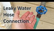 How to Fix A Leaky Hose Connection