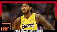 Brandon Ingram Full Highlights vs Pistons / Week 2 / LA Lakers vs Pistons