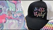 How To Apply Iron On To A Ball Cap | Cricut EasyPress 2