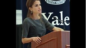 Queen Rania at Yale University