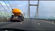 Driving across the 'Second Severn Crossing' - also known as 'The Prince Of Wales Bridge'
