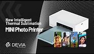 New Intelligent Thermal Sublimation MINI Photo Printer #customization #printer