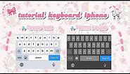 𓈒ּ⠀๋୨୧˚🎸(tutorial`s) keyboard iphoneX ver bold || *with sound