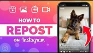 How to Repost Instagram Feed Posts, Stories, IGTV, and Reels (2022) Complete Reposting Guide