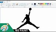 How to draw the Air Jordan logo
