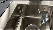 🔴 Stainless Steel Sink Fabrication- In my Garage Shop