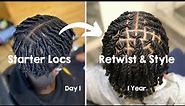 Locs Journey For Men Compilation ✨ 8 Dreadlocks Transformation (From Day 1 - Up To 2 Years) + Tips 📝