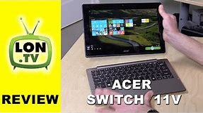 Acer Aspire Switch 11 V Review - Core M Detachable 2 in 1 Laptop / Tablet