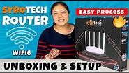 Syrotech WiFi 6 Router SY-AX-1800 Unboxing & Setup in Detailed.