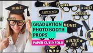 Making graduation photo booth props