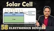 Solar Cell, Working of Solar Cell, Parameters of Solar Cell