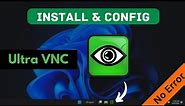 Download & Install UltraVNC On PC | UltraVNC Remote Desktop App for windows | Teamviewer Alternative