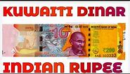 Kuwaiti Dinar To Indian Rupee Rate Today | KWD To INR | Kuwait Ka 1 Rupya India Ka Kitna Hota Hai