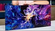 50 Shades of PURPLE 💜HUGE, Contrast & UNIQUE Composition Acrylic Pouring - Fluid Art ~ Abstract Art
