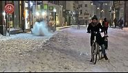 Do the Dutch cycle in the snow?