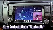 New Android Auto Coolwalk Beta With Split Screen on 7" Display