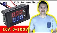Complete Test/Review of 10A 0-100V LED DC Volt and Current Meter