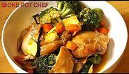 Slow Cooker Teriyaki Chicken with Vegetables | One Pot Chef