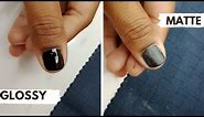 #9 How to make any nail polish matte Effect | How to do matte nail polish 💅|