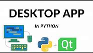 Creating Desktop Apps With Python - Lesson 1