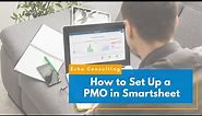 How to Set Up a PMO in Smartsheet | Project Management | PPM | Project Roll-Up Reporting + Dashboard