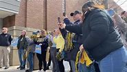 Fans send off Marquette men's and women's basketball teams