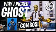 Why I Picked GHOST MIDAS! Combos + Gameplay (Fortnite Battle Royale)