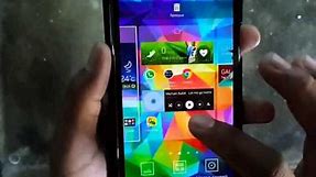 Samsung Galaxy S5: How to find widget