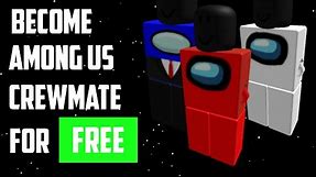 How to be Among Us crewmate in Roblox for free(Android/iOS/Laptop/PC)