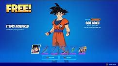 How To Get Son Goku Skin For FREE in Fortnite!