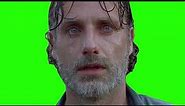 Rick Grimes Crying Green Screen