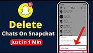 How To Delete Snapchat Chats Permanently | Snapchat Ke Message Delete Kaise Kare