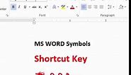 🐉China Dragon in MS WORD | Keyboard Symbols in ms word | keyboard shortcuts | Symbols shortcut key in ms word | #msword #word #MSWordShortcut #shorts #viral #MSWordTips ms word shorts videos | tips and tricks in ms word | Deepak Yadav Sir