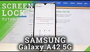 How to Set Up Screen Lock on SAMSUNG Galaxy A42 5G– Change Screen Lock