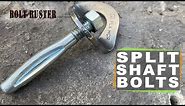 BoltBuster - Split shaft climbing bolts break tested in slow motion
