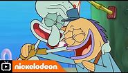 SpongeBob SquarePants | Squidward Making Friends | Nickelodeon UK