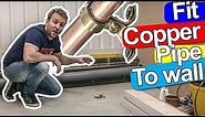 HOW TO INSTALL COPPER PIPE CLIP TO CLIP - Not the normal way!